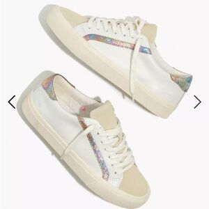 Madewell Sidewalk Iridescent Sneakers